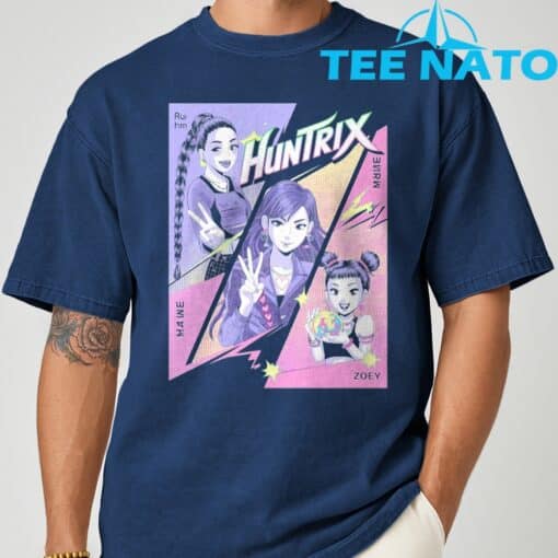 KPop Demon Hunters Huntrix Billboard T-Shirt - Image 8