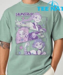 KPop Demon Hunters Huntrix Shirt Rumi Mira Zoey Huntrix Billboard Charts T Shirt 3