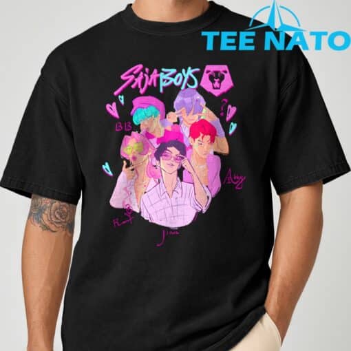 KPop Demon Hunters Saja Boys Heartthrob Officially Licensed T-Shirt - Image 8
