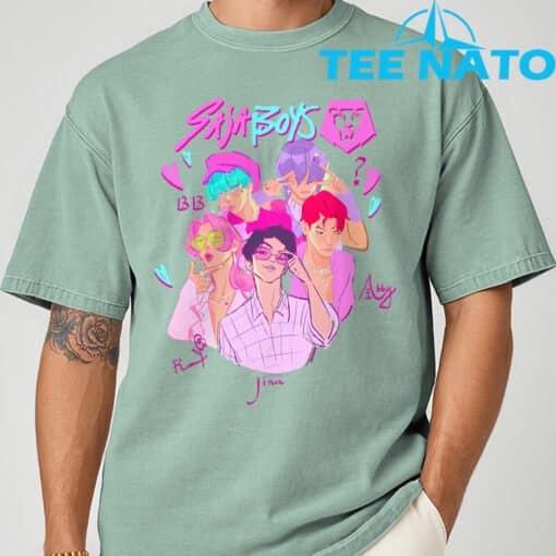 KPop Demon Hunters Saja Boys Heartthrob Officially Licensed T-Shirt - Image 7