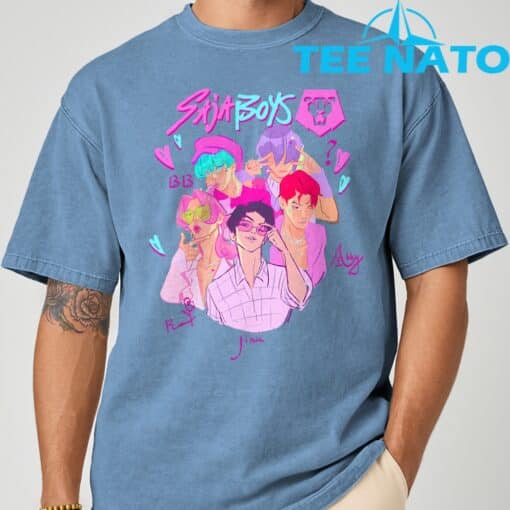 KPop Demon Hunters Saja Boys Heartthrob Officially Licensed T-Shirt - Image 6