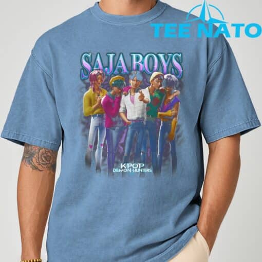 KPop Demon Hunters Saja Boys Heartthrob Officially Licensed T-Shirt - Image 4