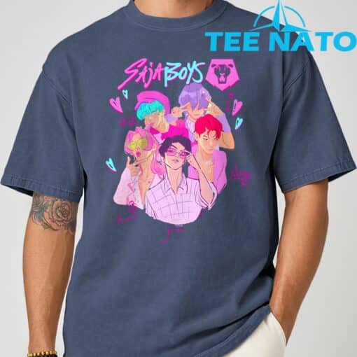 KPop Demon Hunters Saja Boys Heartthrob Officially Licensed T-Shirt - Image 5