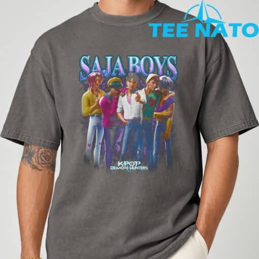 KPop Demon Hunters Saja Boys Heartthrob Officially Licensed T-Shirt - Image 7
