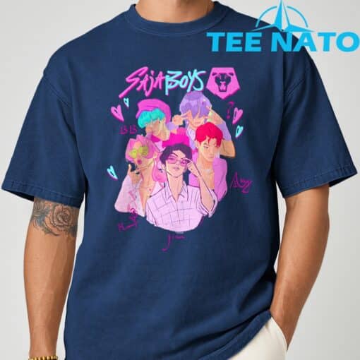 KPop Demon Hunters Saja Boys Heartthrob Officially Licensed T-Shirt - Image 2