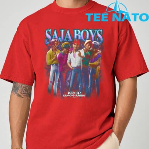 KPop Demon Hunters Saja Boys Heartthrob Officially Licensed T-Shirt - Image 8