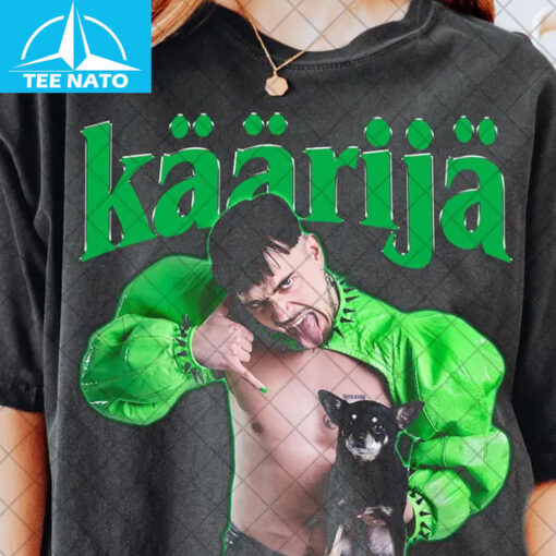 Käärijä Finnish Singer Rapper with Dog Shirt - Image 2