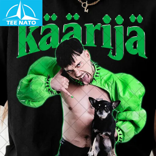 Käärijä Finnish Singer Rapper with Dog Shirt - Image 3