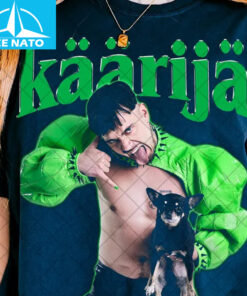 Kaarija Finnish Singer Rapper with Dog Shirt3