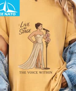 Kali Uchis Live On Stage The Voice Within Singer Graphic Shirt1