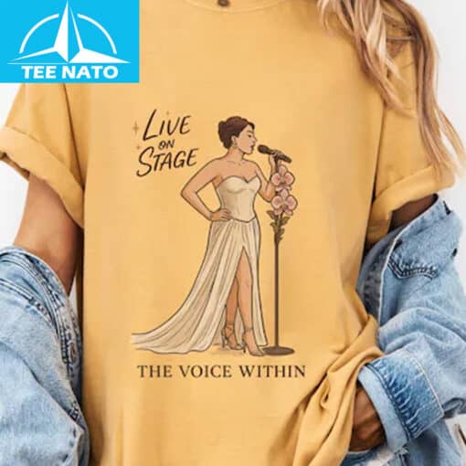 Kali Uchis Live On Stage The Voice Within Singer Graphic Shirt - Image 4