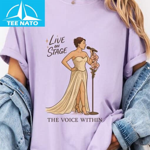 Kali Uchis Live On Stage The Voice Within Singer Graphic Shirt - Image 3