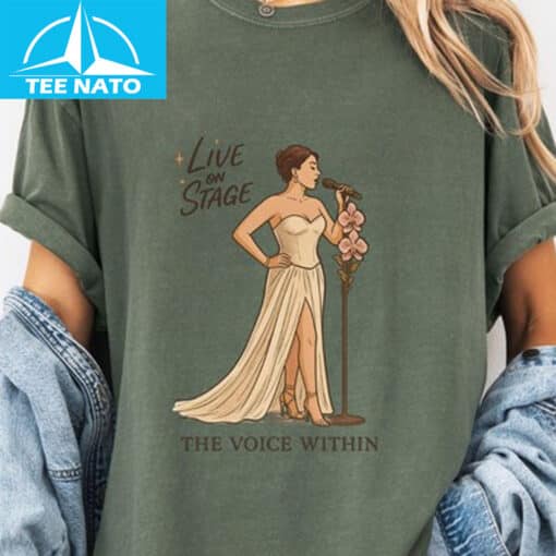 Kali Uchis Live On Stage The Voice Within Singer Graphic Shirt - Image 2