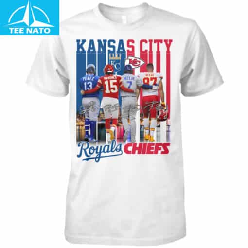 Kansas City Royals Chiefs Crossover Graphic Shirt - Image 3