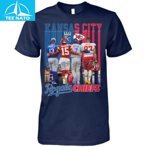 Kansas City Royals Chiefs Crossover Graphic Shirt - Image 5