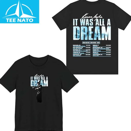 Karan Aujla It was All a Dream World Tour 25 T-Shirt