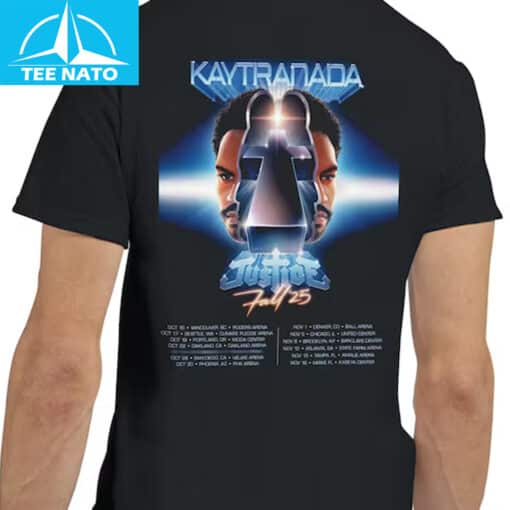 Kaytranada Justice Fall 2025 Tour Concert Shirt - Image 2