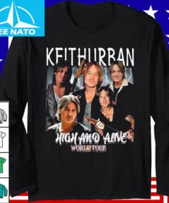 Keith Urban High And Alive Tour 2025 Shirt2
