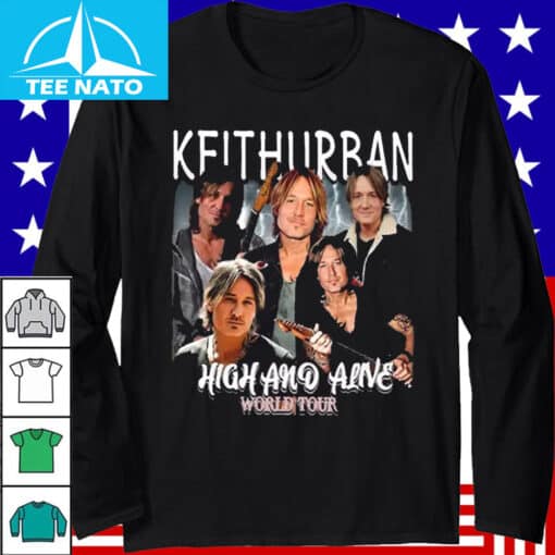 Keith Urban High And Alive Tour 2025 Shirt - Image 3
