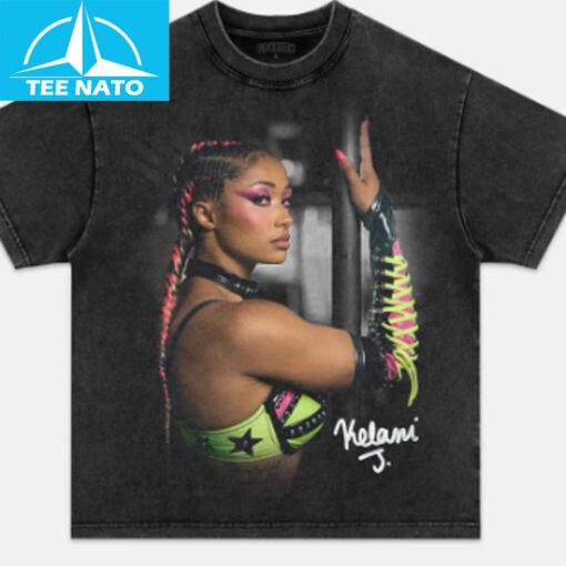 Kelani Jordan Neon Wrestling Attire Shirt - Image 3