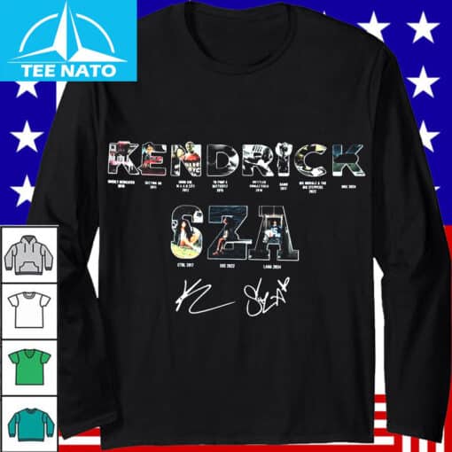 Kendrick Lamar SZA Album History Signatures Shirt - Image 2