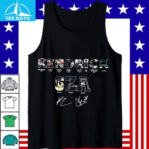 Kendrick Lamar SZA Album History Signatures Shirt - Image 3