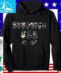 Kendrick Lamar SZA Album History Signatures Shirt4