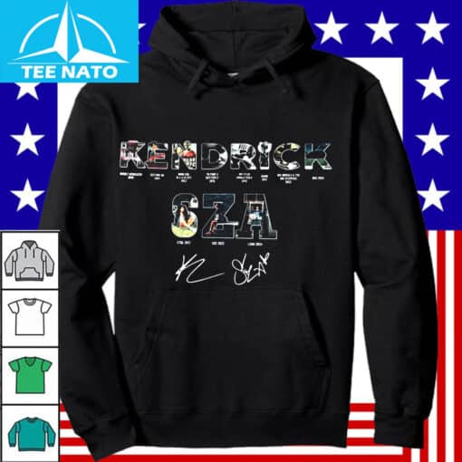 Kendrick Lamar SZA Album History Signatures Shirt - Image 4