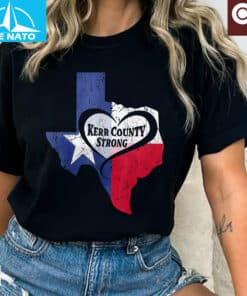 Kerr County Strong Hope Strength Community Texas Strong Hear Shirt