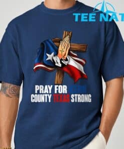 Kerr County Strong Texas Strong Hear T Shirt 1
