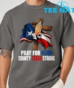 Kerr County Strong Texas Strong Hear T Shirt 2