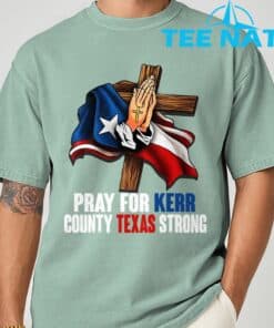 Kerr County Strong Texas Strong Hear T Shirt 5