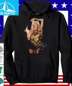 Kesha Flipping Off Gold Top Pop Music Shirt3