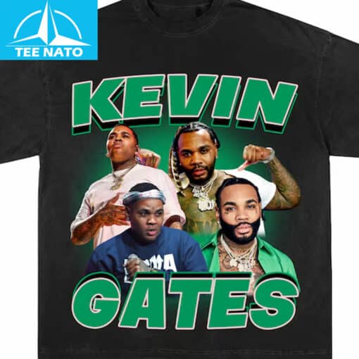 Kevin Gates Rapper Photo Collage Graphic Shirt - Image 3
