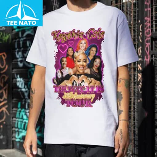 Keyshia Cole The Way It Is 20th Anniversary Tour Shirt - Image 3
