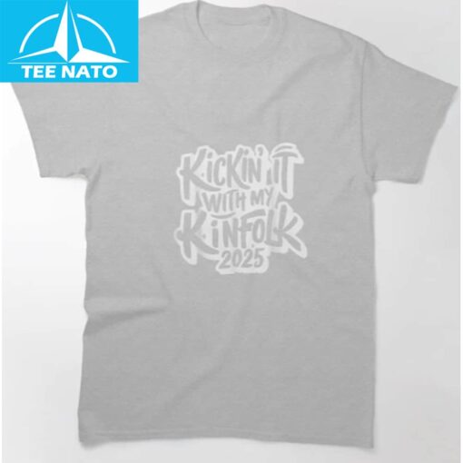 Kickin It With My Kinfolk Family Reunion 2025 Shirt - Image 2
