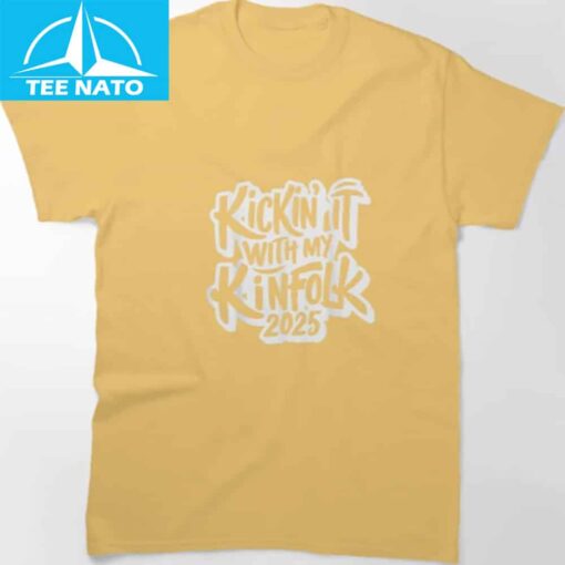 Kickin It With My Kinfolk Family Reunion 2025 Shirt - Image 3