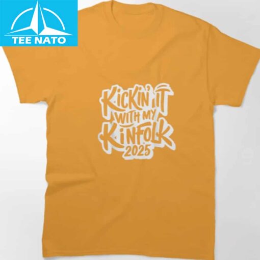 Kickin It With My Kinfolk Family Reunion 2025 Shirt - Image 4