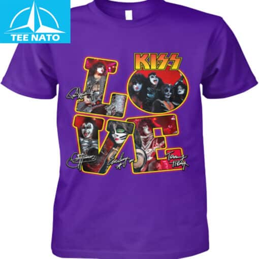 Kiss Band Love Graphic Shirt - Image 3