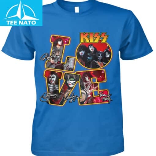 Kiss Band Love Graphic Shirt - Image 4
