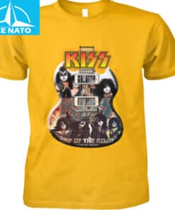 Kiss End Of The Road World Tour Guitar Graphic Shirt1
