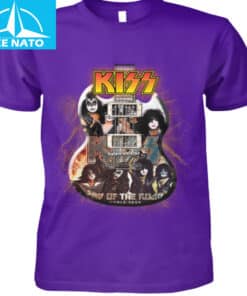 Kiss End Of The Road World Tour Guitar Graphic Shirt2