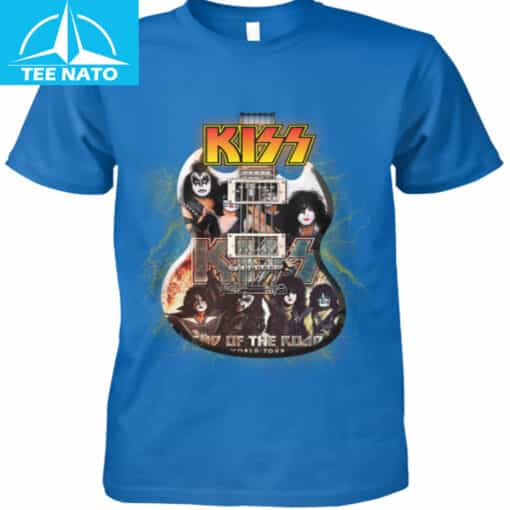 Kiss End Of The Road World Tour Guitar Graphic Shirt - Image 4