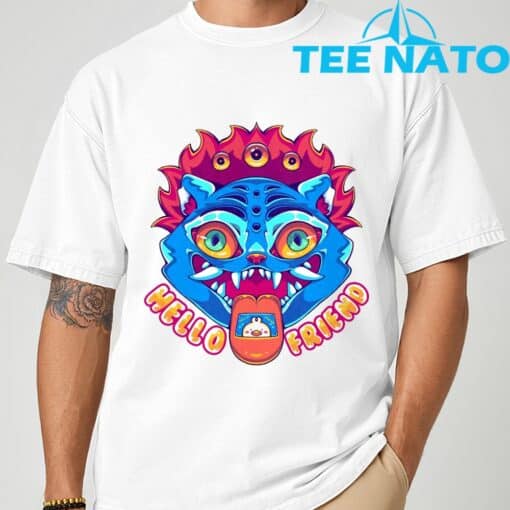Kpop Demon Hunter HELLO FRIEND T-Shirt
