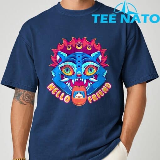 Kpop Demon Hunter HELLO FRIEND T-Shirt - Image 9