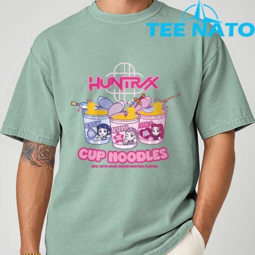 Kpop Demon Hunter Huntrix Cup Noodles T-Shirt - Image 3