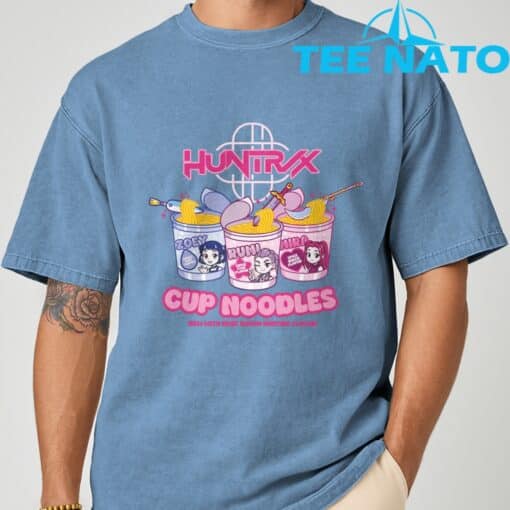 Kpop Demon Hunter Huntrix Cup Noodles T-Shirt - Image 4