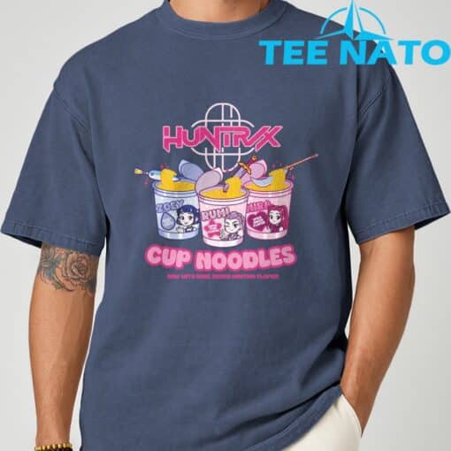 Kpop Demon Hunter Huntrix Cup Noodles T-Shirt - Image 5
