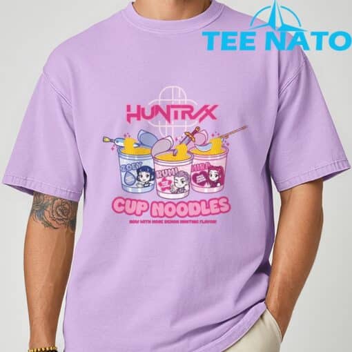 Kpop Demon Hunter Huntrix Cup Noodles T-Shirt - Image 6