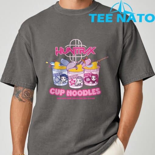 Kpop Demon Hunter Huntrix Cup Noodles T-Shirt - Image 7